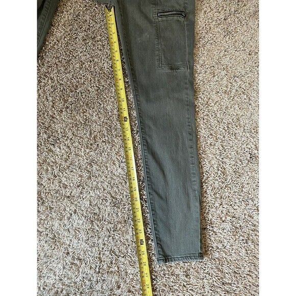 PISTOLA Revolve Womens Olive Zipper Pocket Hunter Cargo Jeans In Eden Size 26 - Picture 8 of 9